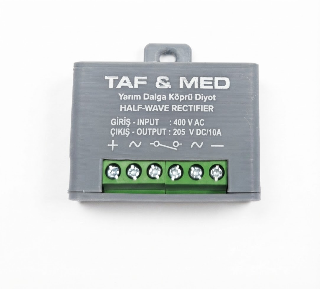 Ürünler &raquo; Yarım Dalga Fren Diyot TAF & MED 400V AC / 205V DC 10A &raquo; Elektronik | Taflan Elektronik